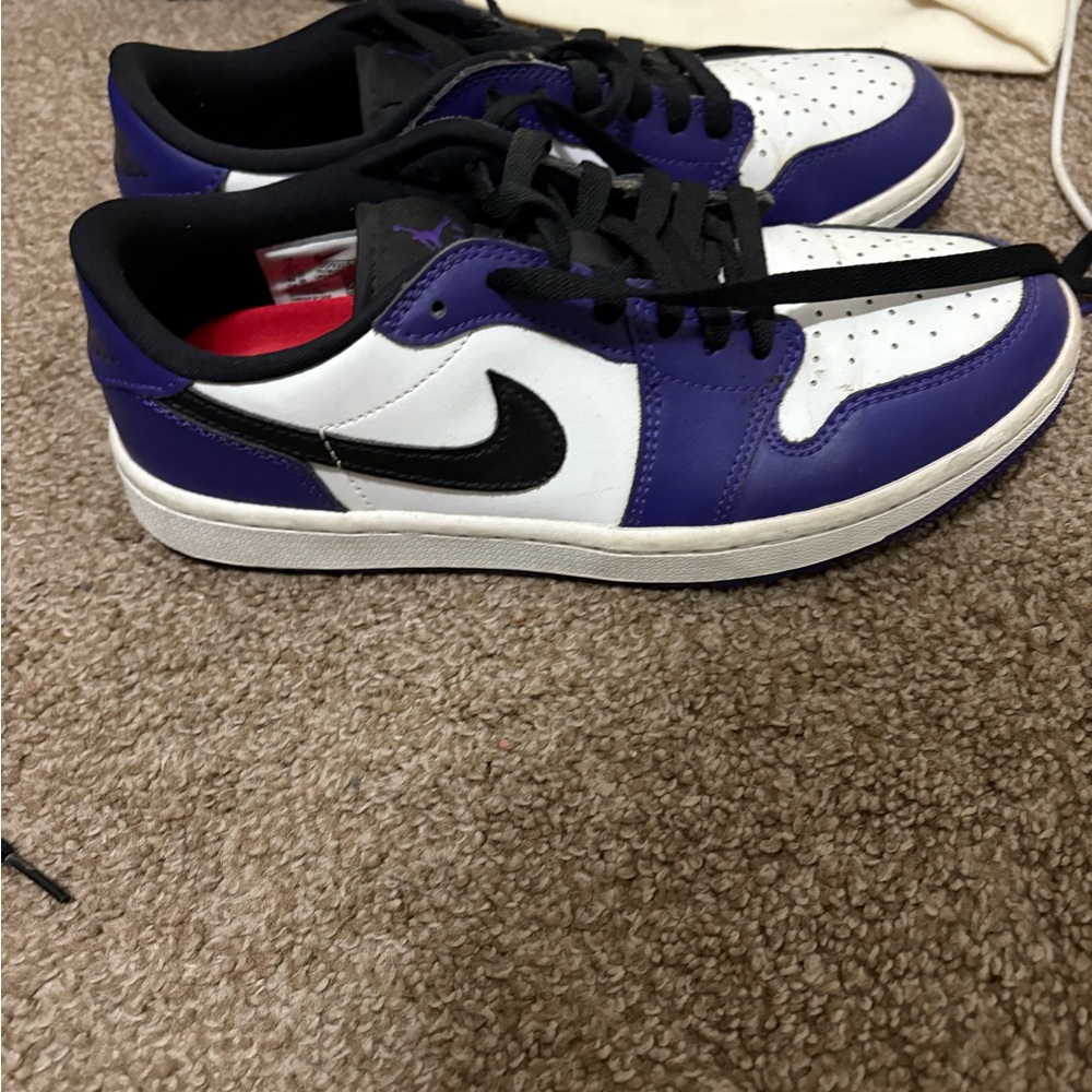 Jordan Women's Shoes - Purple and White - Picture 2 of 3